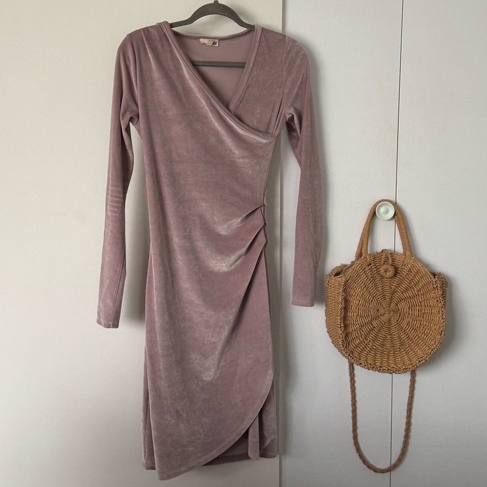 Wilfred Dusty Pink Long Sleeve Dress
